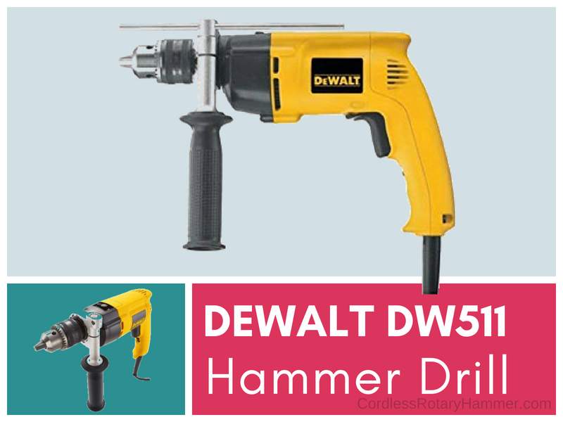 DEWALT Hammer Drill DW511 – Review and Buying Guide