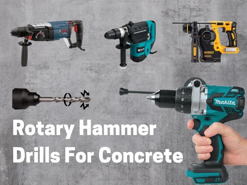 Best Rotary Hammer Drills For Concrete (Reviews and Buying Guide)